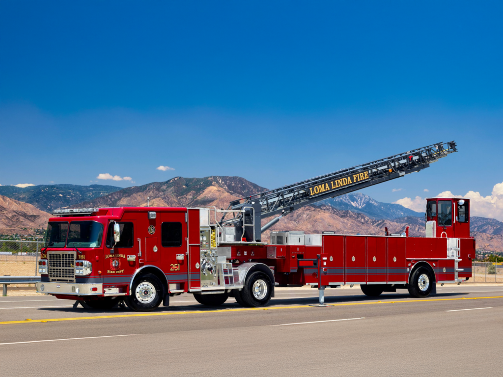 Loma Linda 100' Tractor Drawn Aerial