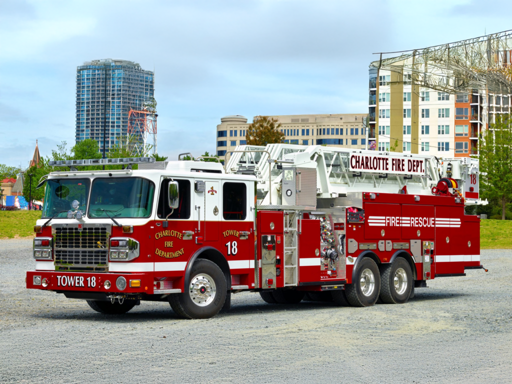 Charlotte Fire Department 100' Mid Mount Platform